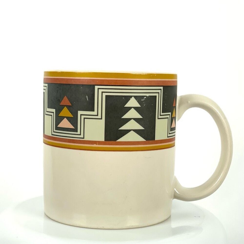 PENDLETON Coffee Mug‎ Aztec Print GOOD FOR LIFE Ceramic Cup 12oz